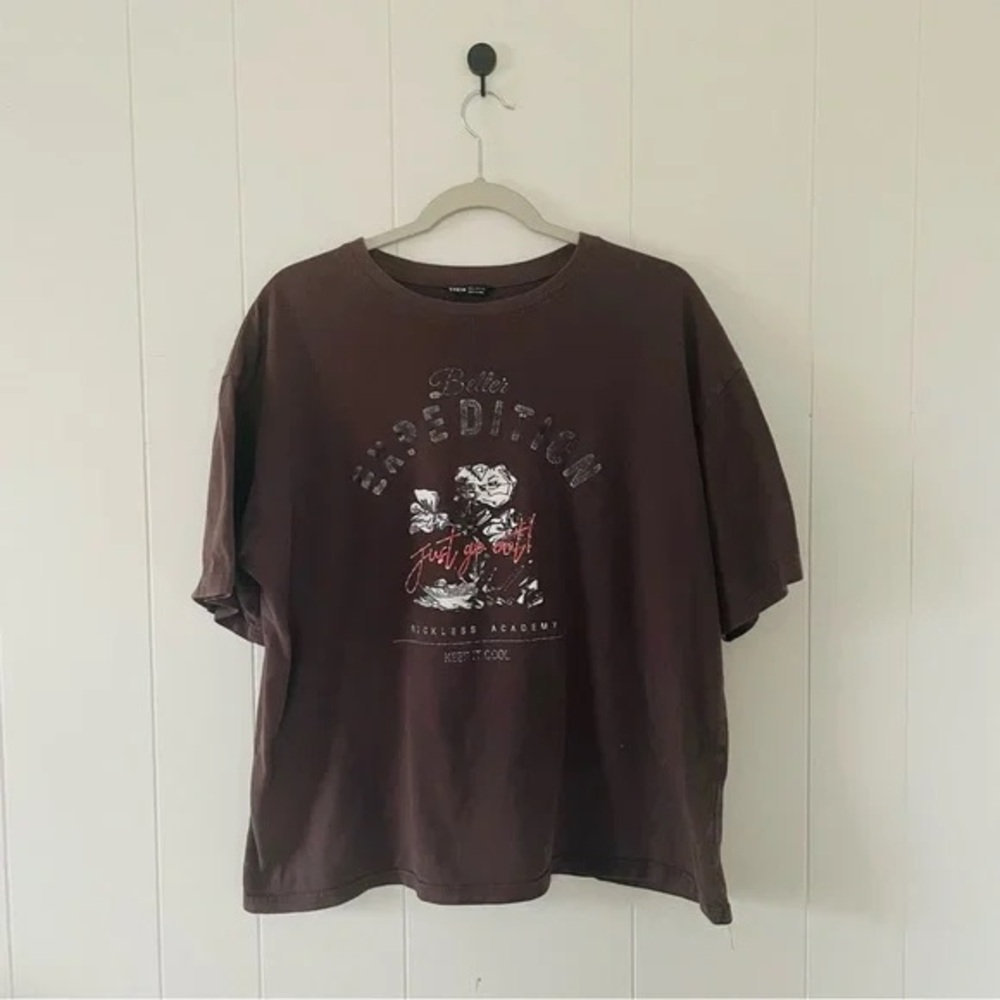 Brown Graphic T-Shirt